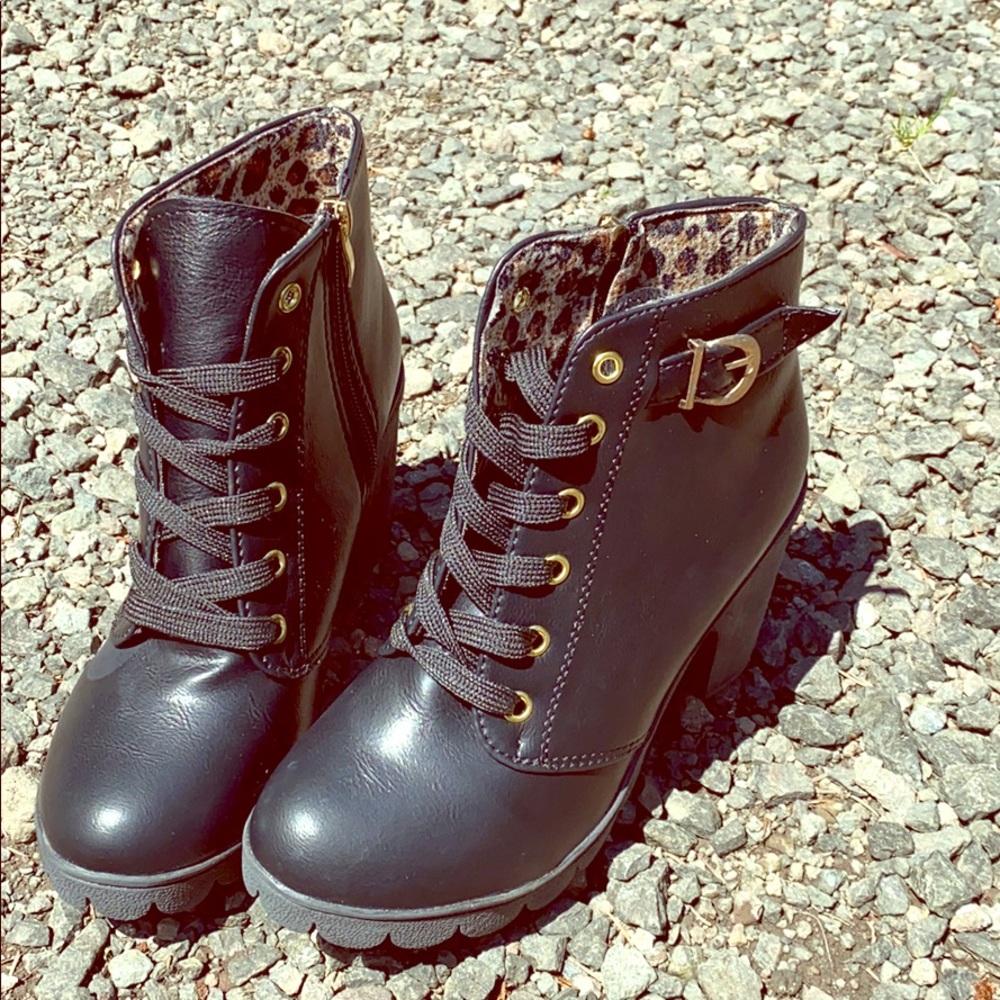 Black Booties 4inch heel